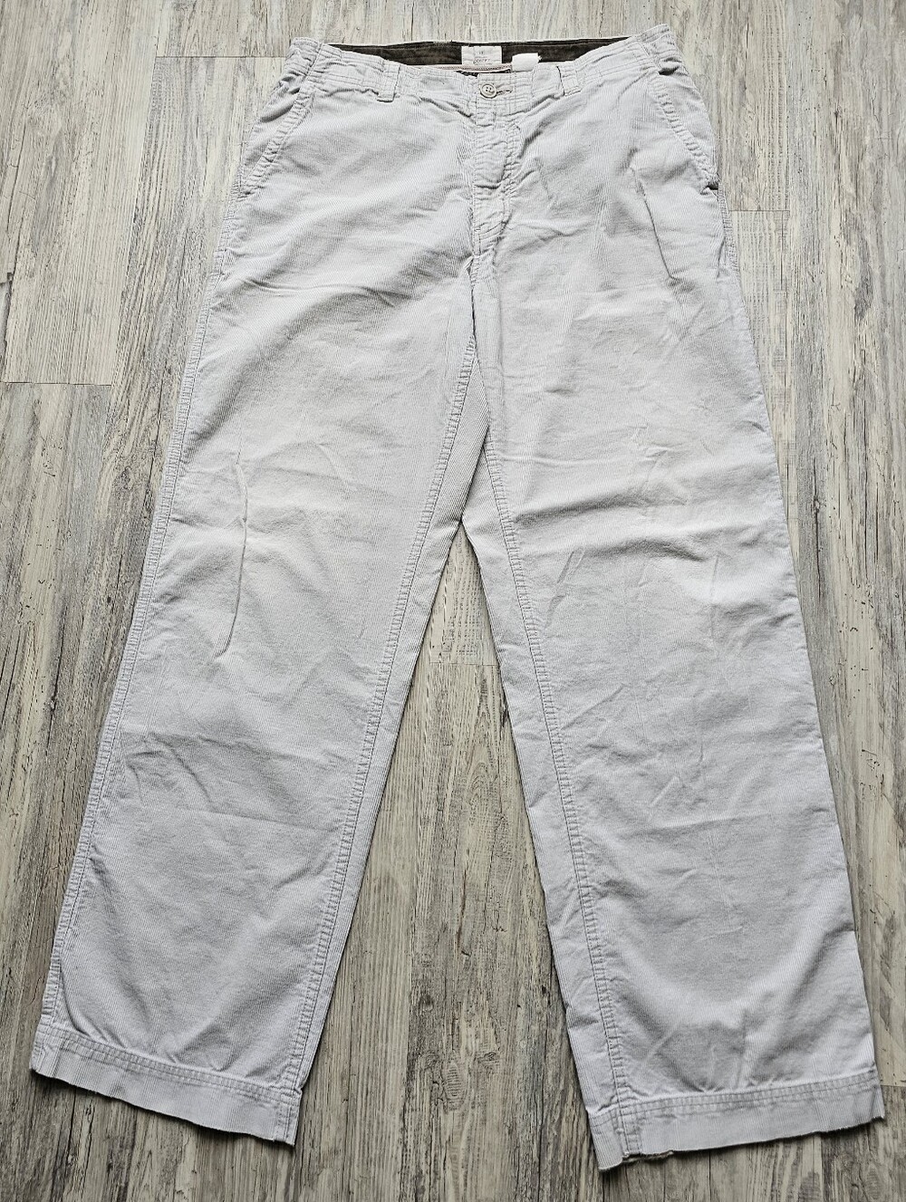 GAP Loose Fit Corduroy Pants Mens 34x34 Beige Wide Leg Y2K Skater